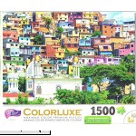 Colorluxe 1500 Piece Puzzle Colorful Houses Guayaquil Ecuador  B01JBJ07JY